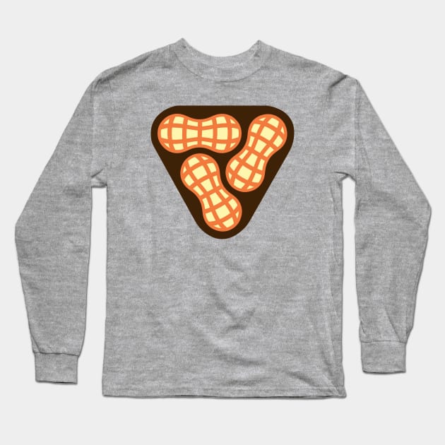 Peanut Badge Long Sleeve T-Shirt by JakeReeder11